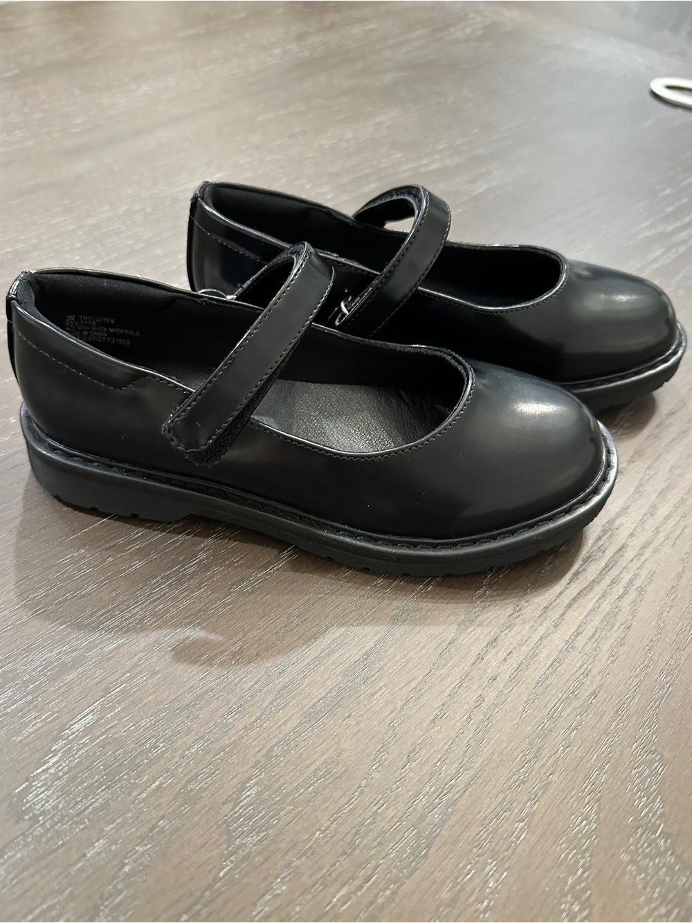 Thereabouts Memory Foam Black Mary Jane Girl’s Shoes - Size 2 Medium - Brand New